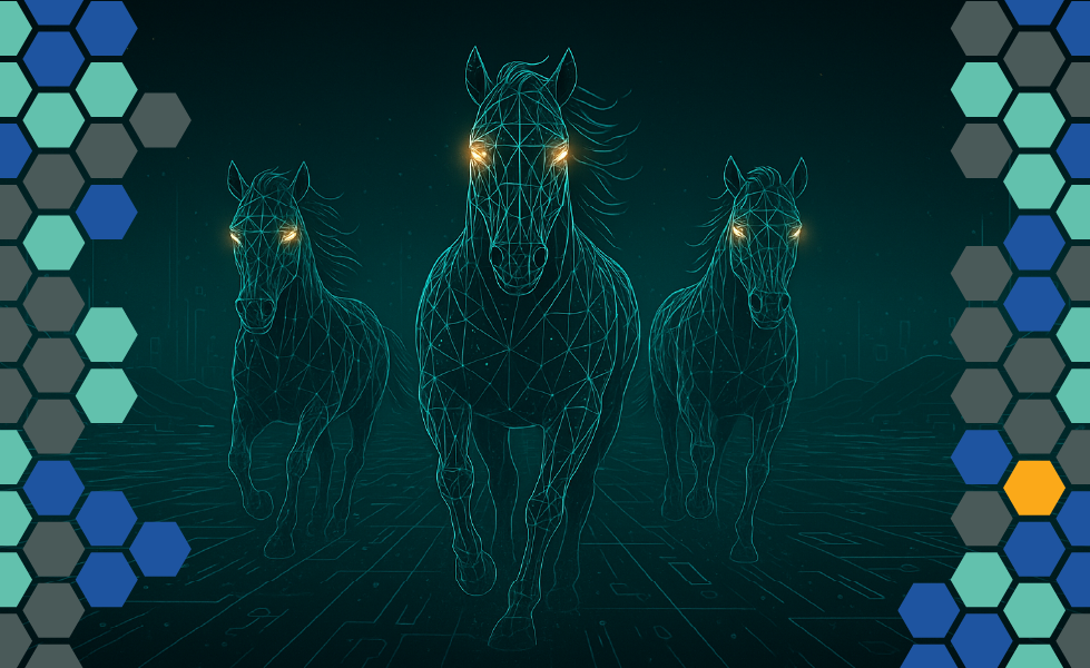 Adding AI to your system testing is like bringing in the cavalry, as these digital horses running towards you imagines. 
